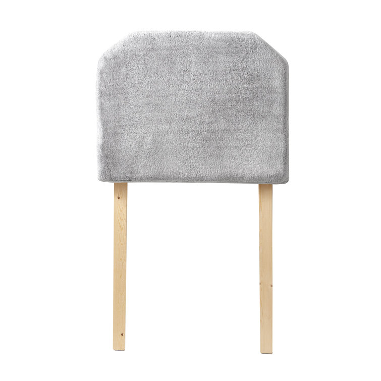 Everly Quinn Mo' Faux Fur College Dorm Twin XL Headboard with Legs